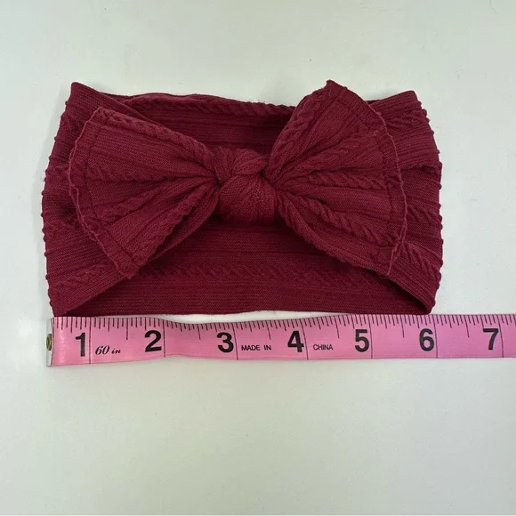 Prohouse Baby Girl Nylon Handmade Headbands Newborn Infant Toddlers | 7 Pack - Picture 3 of 16